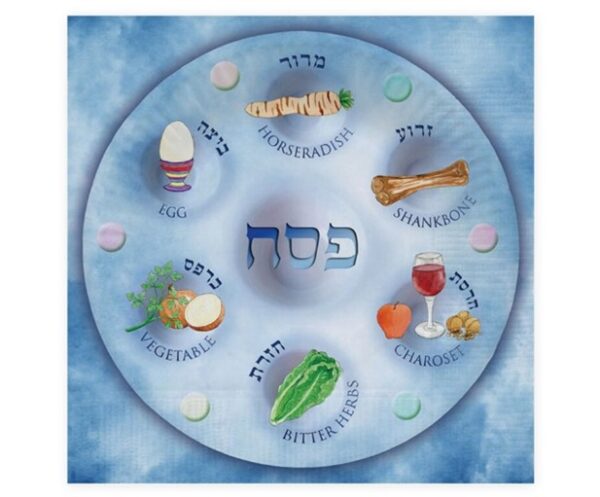 Servetten 'Pesach' - blauw